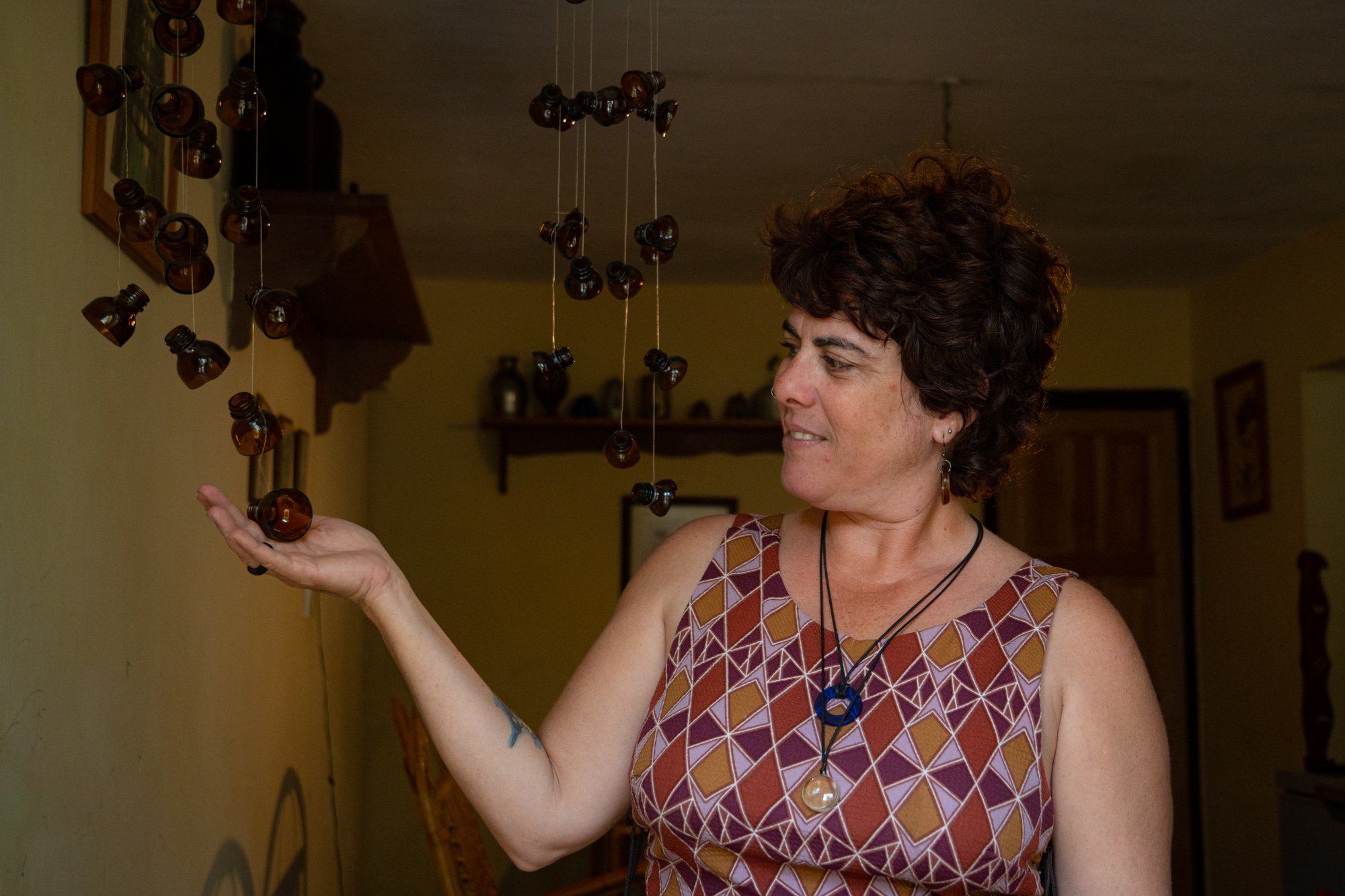  Los sonajeros fueron las primeras piezas que hizo Anibex Foto: Jorge Ricardo 